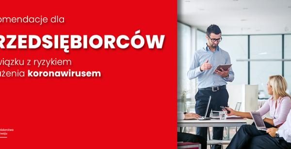 Zalecenia dla przedsiębiorców w związku z rozprzestrzenianiem się koronawirusa