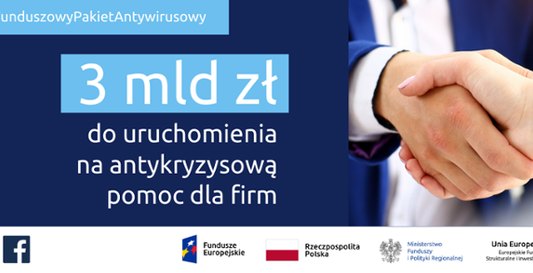 3 miliardy złotych do uruchomienia na antykryzysową pomoc dla firm