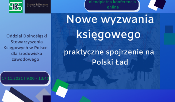 Zapraszamy na bezpłatną  konferencję. 17 listopada br.