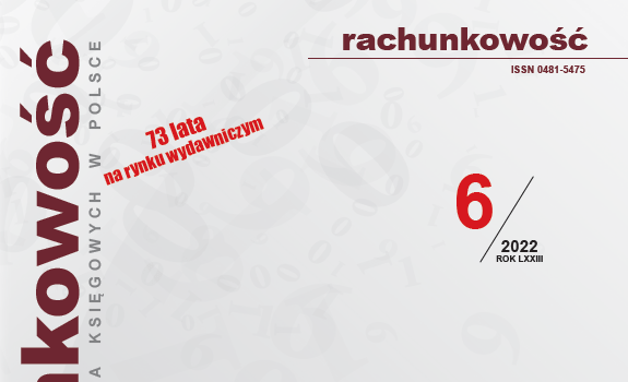 Zapraszamy do lektury! RACHUNKOWOŚĆ 6/2022