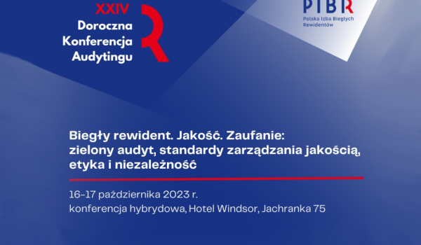 XXIV DOROCZNA KONFERENCJA AUDYTINGU