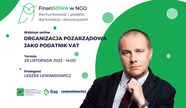 FinanSOWA w NGO – Zapraszamy o godz. 14.00