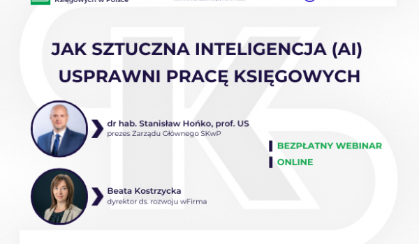 Sztuczna inteligencja nie zastąpi księgowych, ale...